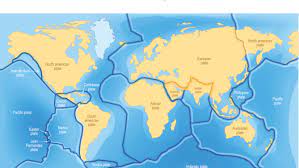 Map Of Continental Plates A Map Of Tectonic Plates And Their Boundaries