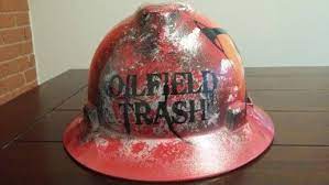 Oilfield Trash Custom Hard Hat Custom Hard Hats Oilfield Trash Hard Hats