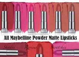 Maybelline the powder mattes lipsticks #juaramatte just hit our malaysian drugstores! All Maybelline Powder Matte Lipsticks Shades Review Swatches