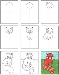 Draw A Red Panda Art Projects For Kids Kids Art Projects Panda Art Kids Doodles
