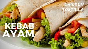 Tambahkan saus tiram, gula, penyedap dan kecap manis, aduk rata. Cara Buat Kebab Daging Ayam Fresh Chicken Tortilla Youtube