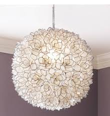Metal and hexagonal capiz pieces. How To Make A Diy Hanging Capiz Shell Pendant Chandelier