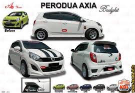 Perodua Axia Bodykit Skirting Spoiler Air Master