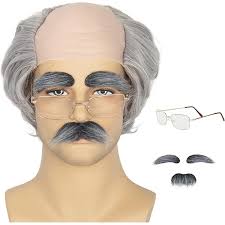 Amazon.com: Peluca de hombre calvo viejo HM-096 : Ropa, Zapatos y Joyería
