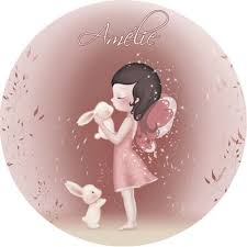 Plaque De Porte Personnalisable Miss Fee Lapin Plaque De Porte Porte Ronde Decoration Chambre Bebe