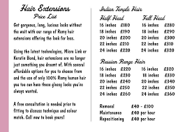 Hair Extension Price List Micro Links Keratin Bonds Hair Extensions Prices Hair Extensions Extensions