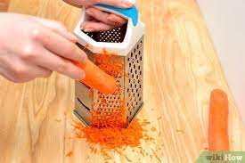 A great way to get your kids to eat more vegetables is by stirring shredded carrots into any meal containing grated cheddar cheese — they look so much alike that your kids won't know. How To Shred Carrots For A Cake 12 Steps With Pictures