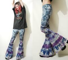 Black And Blue Tie Dye Pants Your Place To Buy And Sell All Things Handmade Bell Bottom Pants Bohemian Clothes Bell Bottoms