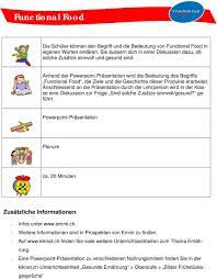Arbeitsblätter ernährung in bestimmten lebenssituationen. Functional Food Zusatzliche Informationen Pdf Free Download