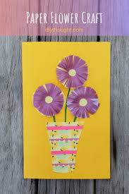 Then, in the similar way, you have to make all seven flowers of the pop up card. Paper Flower Card Craft Diy Thought