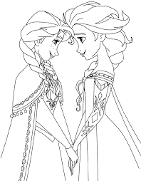 Halloween isn't just about monsters and frights, it's also about fun, frolic and sweet delights. Elsa And Anna Sister Coloring Pages K5 Worksheets Elsa Coloring Pages Frozen Coloring Disney Princess Coloring Pages