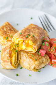 Egg Ham And Cheese Crepes Pockets Crepes Recipe Breakfast Ham And Cheese Crepes Breakfast Brunch Recipes