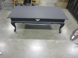 Maybe you would like to learn more about one of these? Black Painted 1 Drawer Queen Anne Style Coffee Table