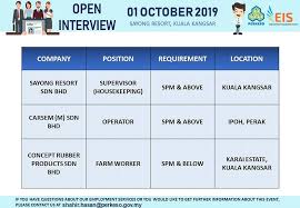 Kindly make sure to provide your valid and updated contact information. Open Interview Organized By Perkeso At Sayong Resort Kuala Kangsar Facebook
