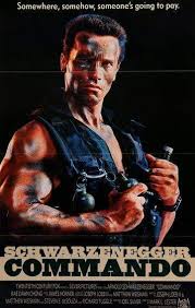 Commando 1985 Schwarzenegger Movies Movie Posters Film Movie
