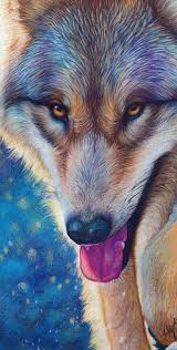 Beautiful Wolf Art Copic Art Wolf Painting Animal Art