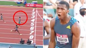 Planet this year with a run of 9.88 seconds in the 100m, but he had to play second fiddle to knighton after crossing the line with a time of. Olympics 2021 Teen Freak Breaks Second Usain Bolt Record