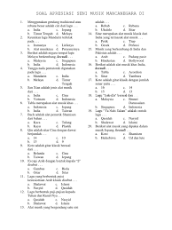 Maybe you would like to learn more about one of these? Kumpulan Soal Essay Seni Musik