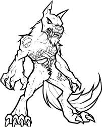 Zombie Werewolf Coloring Page Coloring Pages For Girls Di 2020