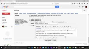 Come Impostare Una Email Di Risposta Automatica Di Assenza Dall Ufficio Su Gmail