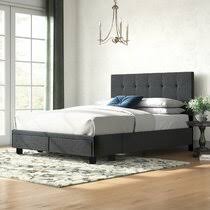 Brayden studio® gerdes upholstered standard bed, box spring requirements: Morphis Storage Bed Wayfair