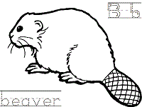 Cute cartoon beaver coloring page. Beavers Coloring Pages And Printable Activities