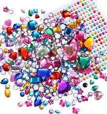 Richness Self Adhesive Craft Jewels Kids Diy Gem Stickers Perfect For Scrapbooks Greeting Cards Photo Wall Notebooks Diy Gem Crystal Stickers Gems Stickers