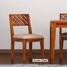 Buy Cambrey Dining Chair With Fabric In Honey Finish Online At Wooden Street Purchase Fabulou With Images Dining Chairs Dining Chairs Modern Design Dining Chair Design