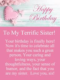 Hey gorgeous, i saw you today in that dress. Birthday Wishes For Sister Birthday Wishes And Messages By Davia