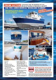 Marine Auctions September Online Auction 1988 Steel Launch Known As Michaelmas Islander Boatsforsale Marine Boats For Sale Online Auctions