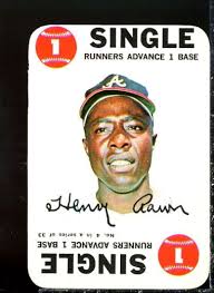 Hank Aaron Card 1968 Topps Game #4