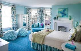 Ocean Themed Bedroom Ideas For Teenage Girl Bedroom Themes With Blue Fur Carpet And White Wooden Sin Girls Bedroom Themes Girls Blue Bedroom Girls Bedroom Sets