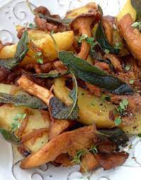 Chanterelle Mushrooms Crispy Sage Potatoes Recipe Ciaoflorentina Recipe Mushroom Recipes Chanterelle Mushroom Recipes Recipes