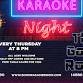 THURSDAY KARAOKE event image