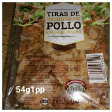 Tiras De Pechuga De Pollo Asado Hacendado Dieta Puntos Lista De La Compra Saludable Recetas Dieta