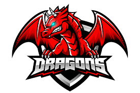 Red Dragon Esports Logo Design By Visink Thehungryjpeg Com Esports Logo Logo Design Game Logo Design