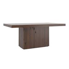 Hand finished with a smooth, rustic gray stain and sealed with a protective matte lacquer finish that highlights the wood's rich pedestal wood grey swatch $25. Canadel Dining Tables Loft Tre4272pr F Rectangular Table With Pedestal Rectangle From Gabriele Brandsource Home Furnishings