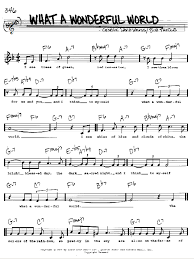 What A Wonderful World Louis Armstrong Noten Cascha Com what a wonderful world louis armstrong