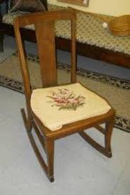 Vintage Armless Rocker Rocking Chair Rocker Chairs Rocking Chair Wooden Rocker