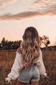 Frayed Trim Drop Shoulder Sweater Hair Styles Aesthetic Hair Hair Stylies
