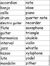 List of musical instruments / musical instruments name list a z onlymyenglish / learn more about the characteristics and classification of musical instruments in this. Music And Musical Instruments At Enchantedlearning Com