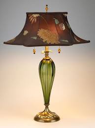 Kinzig Design Anita Table Lamp 45r47 Artistic Artisan Designer Blown Glass Table Lamps Green Lamp Lamp Table Lamp