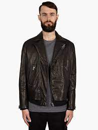 Maison Martin Margiela Men S Leather Biker Jacket Mens Leather Jacket Biker Jackets Biker Jacket