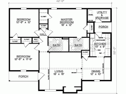 This idea comprise of three bedrooms, a vast master bathroom, a cheaper bathroom, a huge common room and many. Modern Bedroom House Plans Home Design Style House Plans 176305