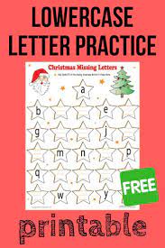 Lowercase Letter Practice Christmas Worksheet Education Com Lowercase Letters Practice Lettering Practice Teaching Letter Sounds