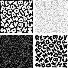 Discover a delightful selection of free crochet patterns with a butterfly design, including scarves, afghans, costumes, appliques and more. Schwarz Und Weiss Alphabet Hintergrund Design Patterns Lizenzfrei Nutzbare Vektorgrafiken Clip Arts Illustrationen Image 14202188