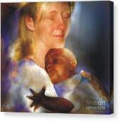 Love One Another Just As I Have Loved You Painting by Bob Salo