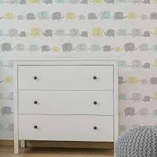Ellie And Friends Wallpaper Dunelm Grey Wallpaper Feature Wall Bedroom Friends Wallpaper