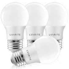 While led lighting used in enclosed fixtures may bring up some potential heating problems, this is nothing compared to the energy inefficiency of cfls unfortunately, due to the heat entrapment of enclosed fixtures, not all led light bulbs can be used. Led Bulbs 4 Pack Ul Listed Luxrite A15 Led Bulb 40w Equivalent Enclosed Fixture Rated Dimmable Ceiling Fan Light Bulbs 600 Lumens Bright White 5000k Indoor And Outdoor 7w E26 Medium Base