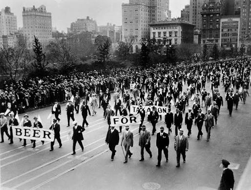 Dry January 1920...the start of the Prohibition era — AP Photos